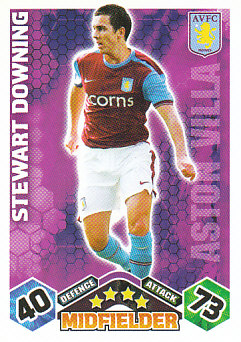 Stewart Downing Aston Villa 2009/10 Topps Match Attax #27